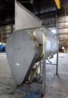 Used American Process System Model Double Spiral Ribbon Blender DRB-80-H, 80 Cubic Feet Working Capacity, 304 stainless steel. Dimple jacketed trough approximately 96
