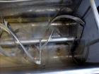 Used American Process System Model Double Spiral Ribbon Blender DRB-80-H, 80 Cubic Feet Working Capacity, 304 stainless steel. Dimple jacketed trough approximately 96