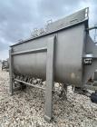 Used- American Process Systems PB-180 Ribbon /  Paddle Mixer, Stainless Steel. Capacity 180 cubic foot working volume. Top c...