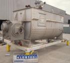 Used American Process Double Spiral Ribbon Blender, Model DRB-325, 325 cubic feet working capacity, 304 stainless steel. Dimple jacketed trough 66