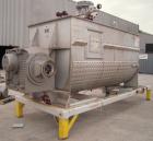 Used American Process Double Spiral Ribbon Blender, Model DRB-325, 325 cubic feet working capacity, 304 stainless steel. Dimple jacketed trough 66