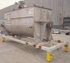 Used American Process Double Spiral Ribbon Blender, Model DRB-325, 325 cubic feet working capacity, 304 stainless steel. Dimple jacketed trough 66