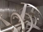 Used American Process Double Spiral Ribbon Blender, Model DRB-325, 325 cubic feet working capacity, 304 stainless steel. Dimple jacketed trough 66