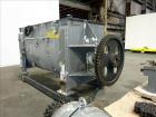Used American Process System Double Spiral Ribbon Blender, Model DRB 100, 304 Stainless Steel, 100 Cubic Feet Working Capacity. Non-jacketed trough approximate 96