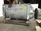 Used American Process System Double Spiral Ribbon Blender, Model DRB 100, 304 Stainless Steel, 100 Cubic Feet Working Capacity. Non-jacketed trough approximate 96