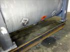 Used American Process System Double Spiral Ribbon Blender, Model DRB 100, 304 Stainless Steel, 100 Cubic Feet Working Capacity. Non-jacketed trough approximate 96