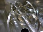 Used American Process System Double Spiral Ribbon Blender, Model DRB 100, 304 Stainless Steel, 100 Cubic Feet Working Capacity. Non-jacketed trough approximate 96