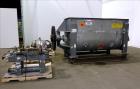 Used American Process System Double Spiral Ribbon Blender, Model DRB 100, 304 Stainless Steel, 100 Cubic Feet Working Capacity. Non-jacketed trough approximate 96