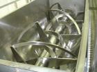 Used Areco Ribbon Blender, 125 cubic feet, stainless steel construction. 48