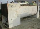 Used Babcock Gardner Interrupted Double Spiral Ribbon Blender, Model 2000H. 98 Cubic foot working capacity, 304 stainless steel. Non-jacketed trough 42