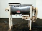 Used Beardsley & Piper Double Spiral Ribbon Blender, Model PRB-18-Sanitary, 18 Cubic Feet, 304 Stainless Steel. Non-jacketed trough 60
