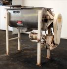 Used Beardsley & Piper Double Spiral Ribbon Blender, Model PRB-18-Sanitary, 18 Cubic Feet, 304 Stainless Steel. Non-jacketed trough 60