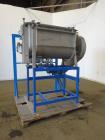 Used- Hosokawa Bepex Ribbon Mixer, Approximate 17 Cubic Feet, 304 Stainless stee