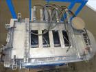 Used Hosokawa Bepex Ribbon Mixer, Approximate 17 Cubic Feet, 304 Stainless stee