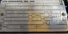Used Hosokawa Bepex Ribbon Mixer, Approximate 17 Cubic Feet, 304 Stainless stee