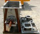 Used Bepex Double Spiral Ribbon Blender, Model IMHJS-5, 5 Cubic Feet Working Capacity, 304 Stainless Steel. 321 Stainless steel jacketed trough 18