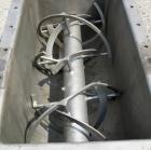 Used Bepex Double Spiral Ribbon Blender, Model IMHJS-5, 5 Cubic Feet Working Capacity, 304 Stainless Steel. 321 Stainless steel jacketed trough 18
