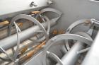 Used Blentech 100 Cubic Foot Jacketed Dual Shaft Double Ribbon Mixer, Model TP28133X