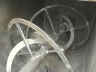 Used Champion Line Machinery Double Spiral Ribbon Blender, 113 cubic feet working capacity, carbon steel. Non-jacketed trough 48
