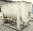 Used Champion Line Machinery Double Spiral Ribbon Blender, 113 cubic feet working capacity, carbon steel. Non-Jacketed trough 48