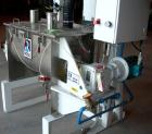 USED: Ross double spiral ribbon blender, model 42A5, 5 cubic feet working capacity, 7 total, 304 stainless steel. Non-jacketed trough 17