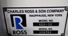 Used-Ross Stainless Steel Ribbon Blender