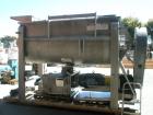 Used American Process double spiral ribbon blender, model DRB-120, 120 cubic foot working capacity, stainless steel. Non-jacketed trough 48