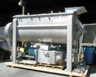 Used American Process double spiral ribbon blender, model DRB-120, 120 cubic foot working capacity, stainless steel. Non-jacketed trough 48