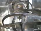 Used American Process double spiral ribbon blender, model DRB-120, 120 cubic foot working capacity, stainless steel. Non-jacketed trough 48