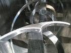 Used American Process double spiral ribbon blender, model DRB-120, 120 cubic foot working capacity, stainless steel. Non-jacketed trough 48