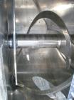 Used American Process double spiral ribbon blender, model DRB-120, 120 cubic foot working capacity, stainless steel. Non-jacketed trough 48