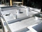 Used American Process double spiral ribbon blender, model DRB-120, 120 cubic foot working capacity, stainless steel. Non-jacketed trough 48