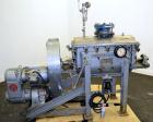 Used Falcon Manufacturing Double Spiral Ribbon Blender, Model 500AA, 2 Cubic Feet Working Capacity, 316 Stainless Steel. Carbon steel jacketed trough 11-1/2” wide x 29-1/2” long x approximately 15” d...