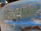 Used Stainless Steel Falco model 504 Double Spiral Ribbon Blender, 40 Cubic Fee