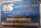 Used- Hayes & Stolz 196 Cubic Feet Carbon Steel Double Ribbon Blender