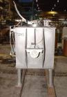 USED: Hayes & Stolz double spiral ribbon blender, model HR20USS, 20 cu ft working capacity, 304 stainless steel. Non-jacketed trough 26