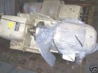 Used Hayes & Stolz Double Ribbon Blender. Manufactured 1998. 260 cubic foot, food grade stainless steel, 40 hp drive, 10 rpm at ribbon, covered top with (2) 7