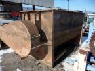 Used Hayes & Stolz Ribbon Blender, 128 Cubic Feet, Carbon Steel. Approximately 58