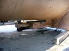 Used Hayes & Stolz Ribbon Blender, 128 Cubic Feet, Carbon Steel. Approximately 58