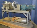 Used Stainless Steel Hosokawa Bepex Strong Scott Double Spiral Ribbon Blender, 2 Cubic Feet Working Capacity, Model IMHS-2