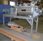 Used Stainless Steel Hosokawa Bepex Strong Scott Double Spiral Ribbon Blender, 2 Cubic Feet Working Capacity, Model IMHS-2