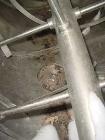 USED: S Howes Mixall double ribbon blender, 100 cubic feet, model M488, 316 stainless steel. Carbon steel jacketed trough 48
