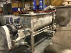 Used-10 Cubic Foot (approx.) Stainless Steel Ribbon Blender