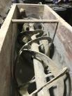 Used-10 Cubic Foot (approx.) Stainless Steel Ribbon Blender