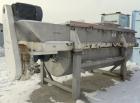 Used S. Howes Double Spiral Ribbon Blender, 170 cubic feet working capacity, 321 stainless steel. Non-jacketed trough 48
