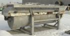 Used S. Howes Double Spiral Ribbon Blender, 170 cubic feet working capacity, 321 stainless steel. Non-jacketed trough 48