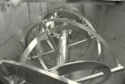 Used S. Howes Double Spiral Ribbon Blender, 170 cubic feet working capacity, 321 stainless steel. Non-jacketed trough 48