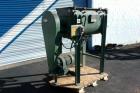 Used- JH Day Double Spiral Ribbon Blender, 10 Cubic Foot, Stainless Steel. Dimple jacketed trough rated 80 PSI at 324 Degree...