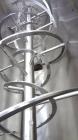 Used J H Day Double Spiral Ribbon Blender, Model 44X10, 120 Cubic Feet Working Capacity (144 Total), 304 Stainless Steel. Non-Jacketed trough 44