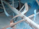 Used Carbon Steel J.H. Day Double Spiral Ribbon Blender, model D-10F, 36 cubic feet working capacity